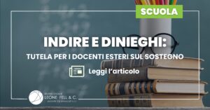 indire dinieghi rinuncia