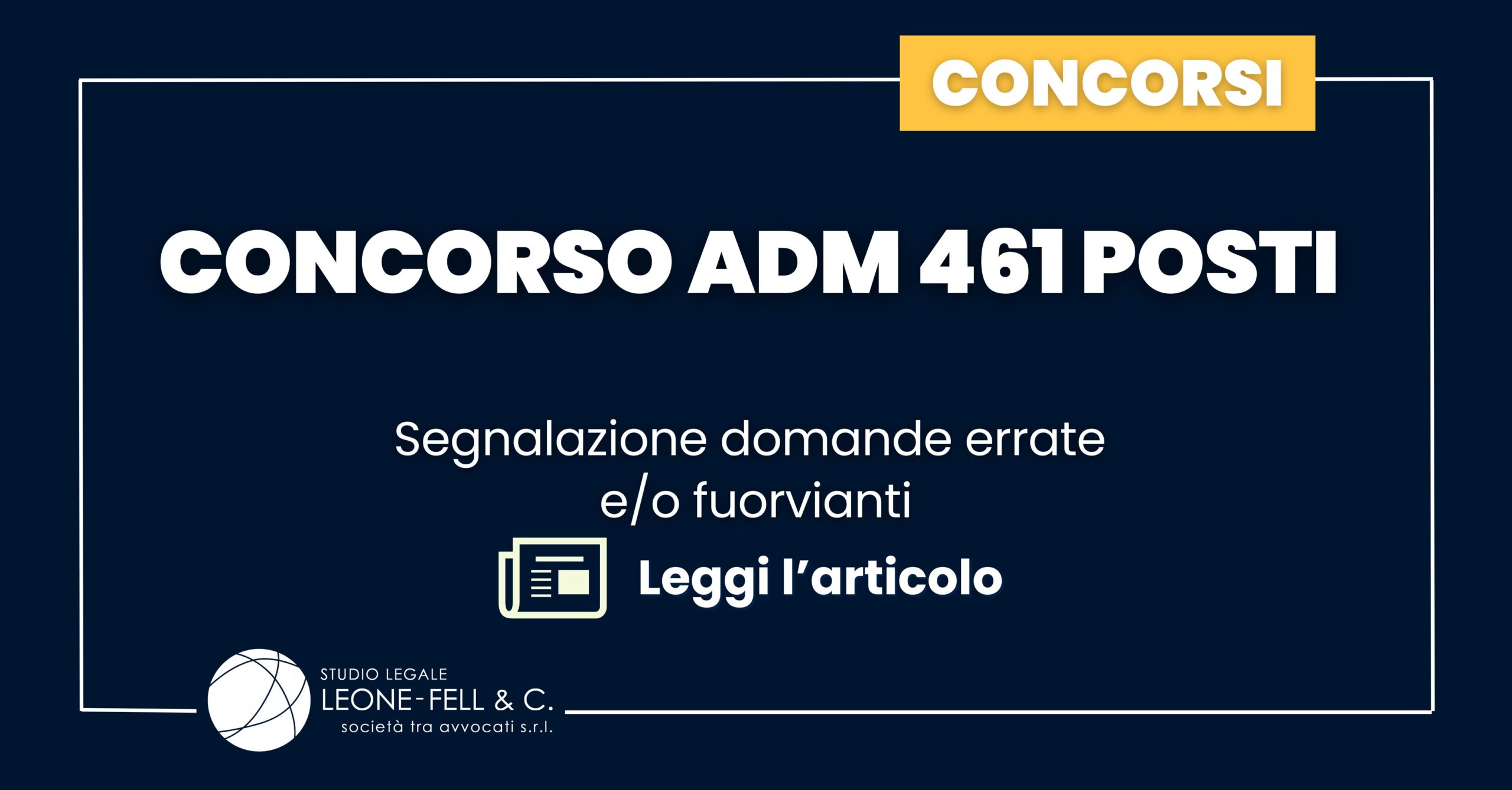 Concorso ADM 461