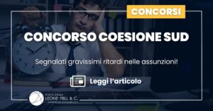 Assunzioni coesione sud