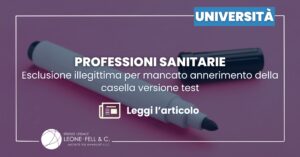 PROFESSIONI Sanitarie