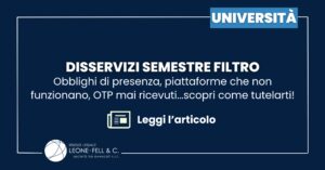 Assenze semestre filtro