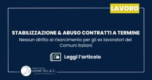 Stabilizzazione precari