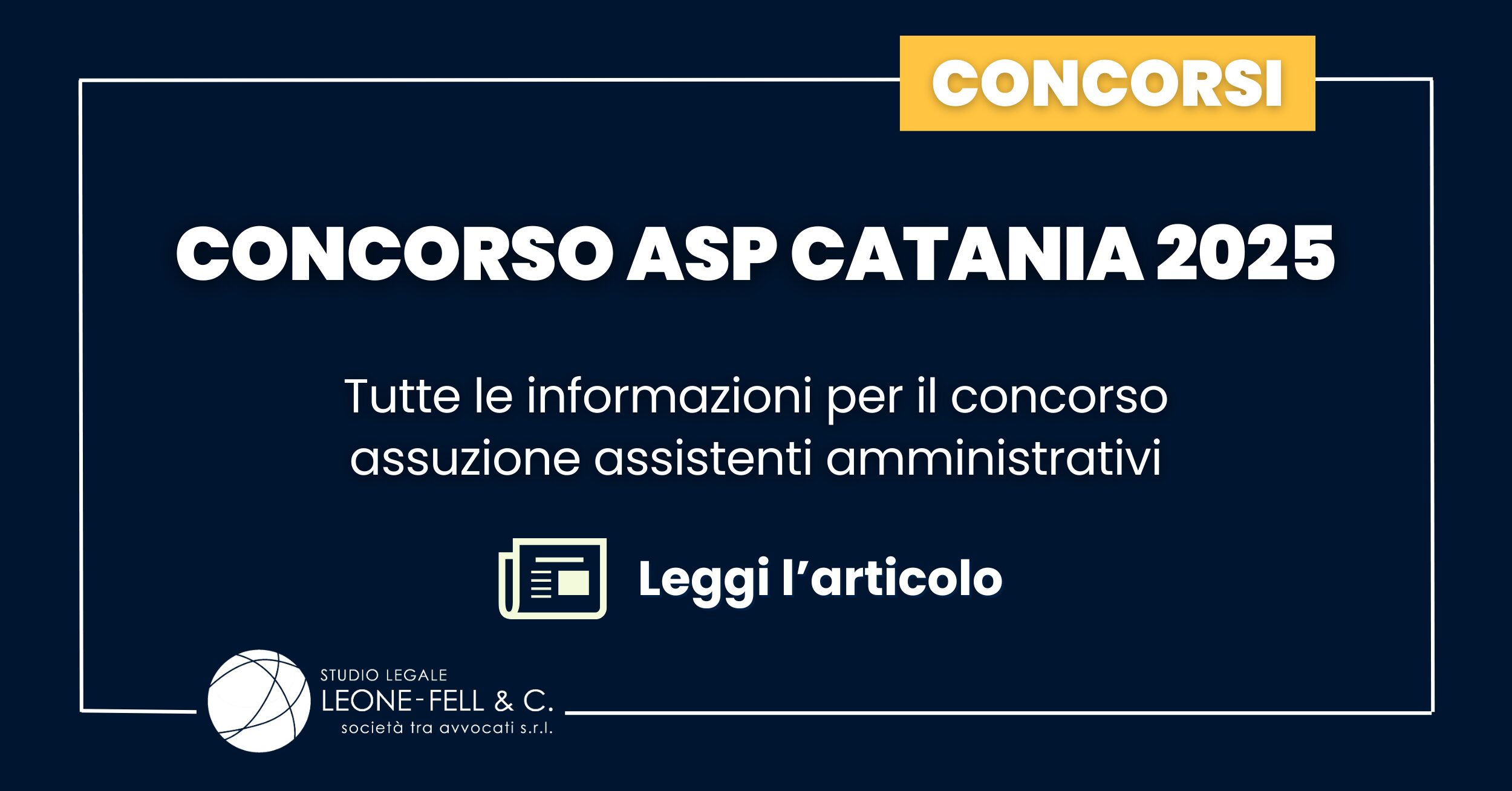 Concorso ASP Catania 2025