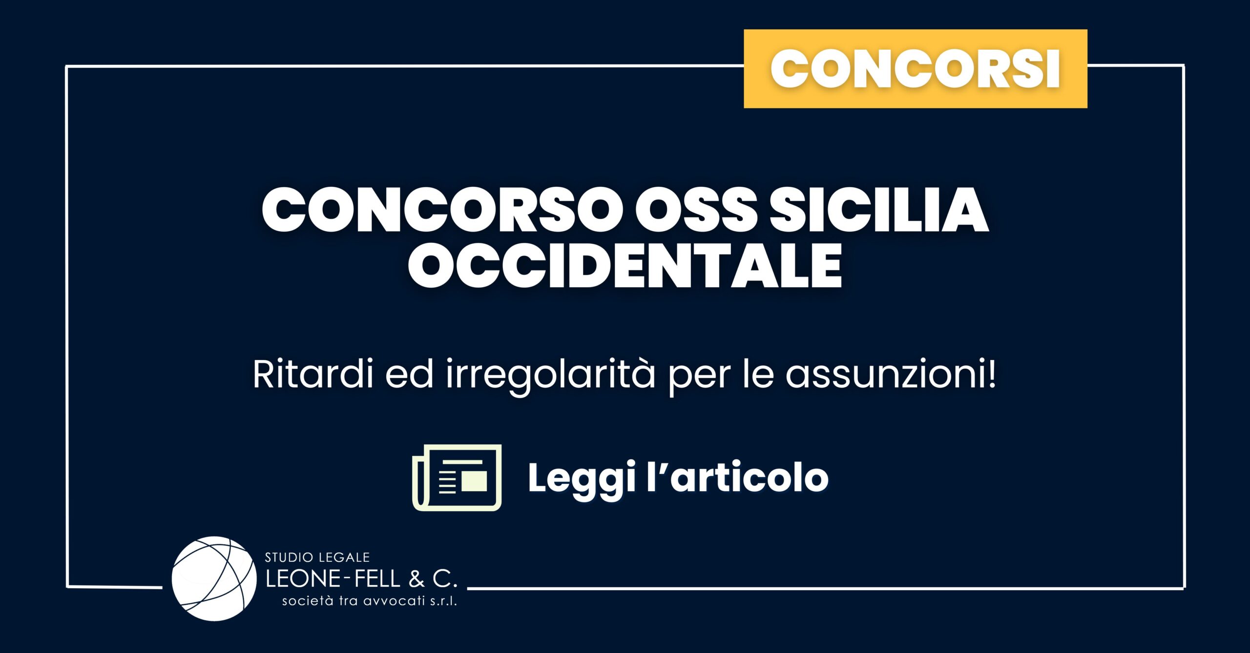 Concorso OSS Sicilia Occidentale