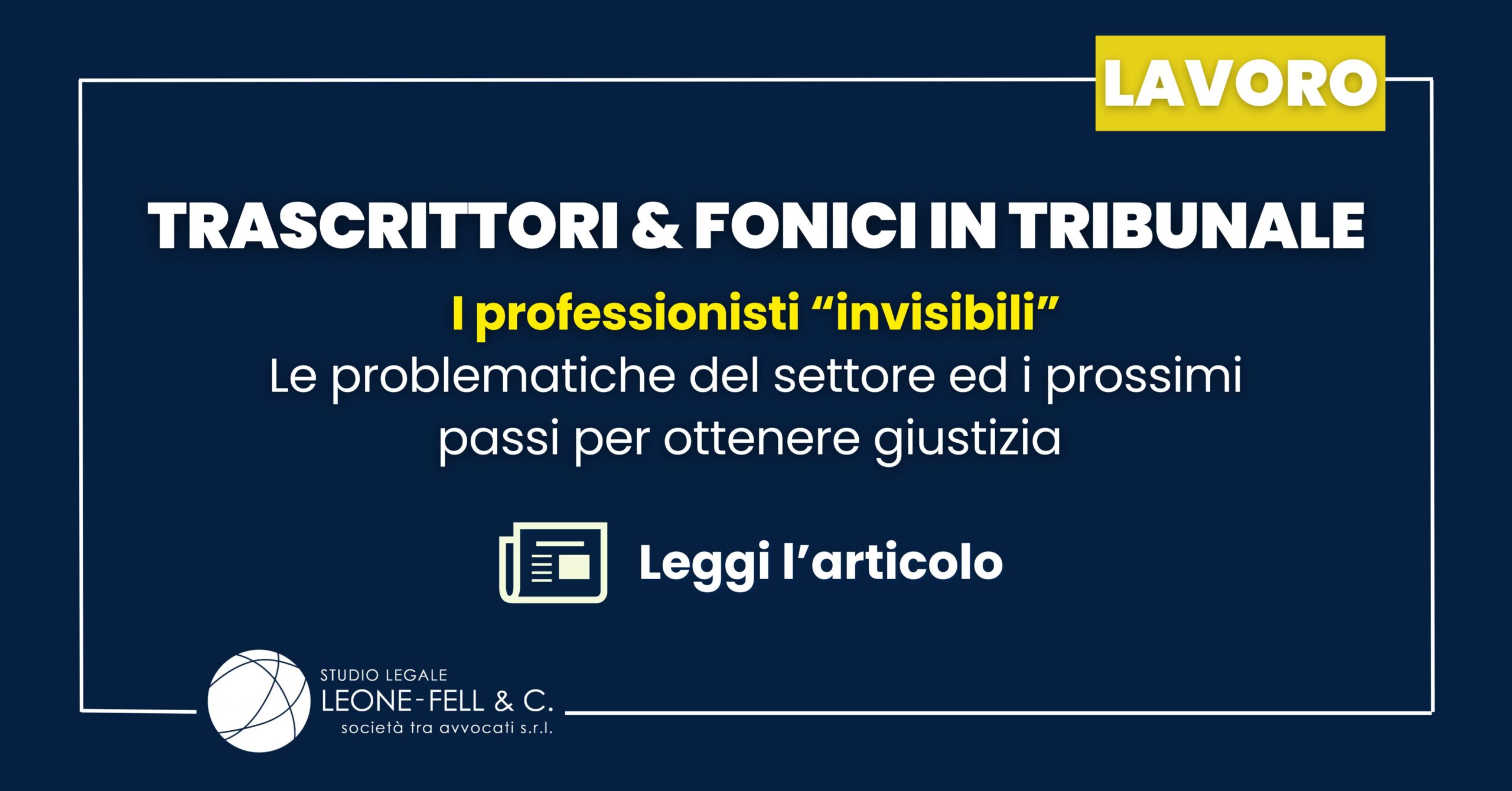Trascrittori fonici Tribunale