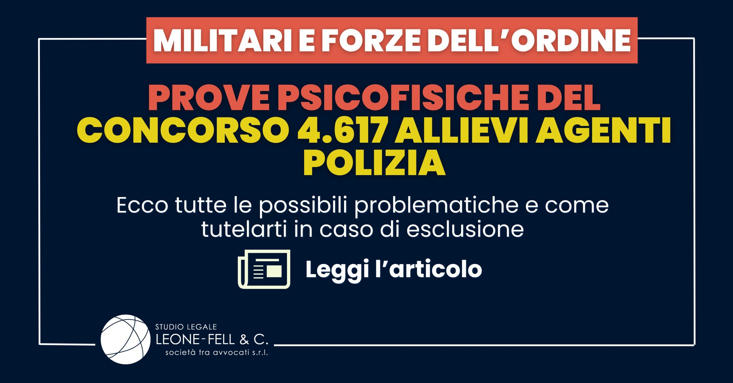 Prove psicofisiche concorso Polizia