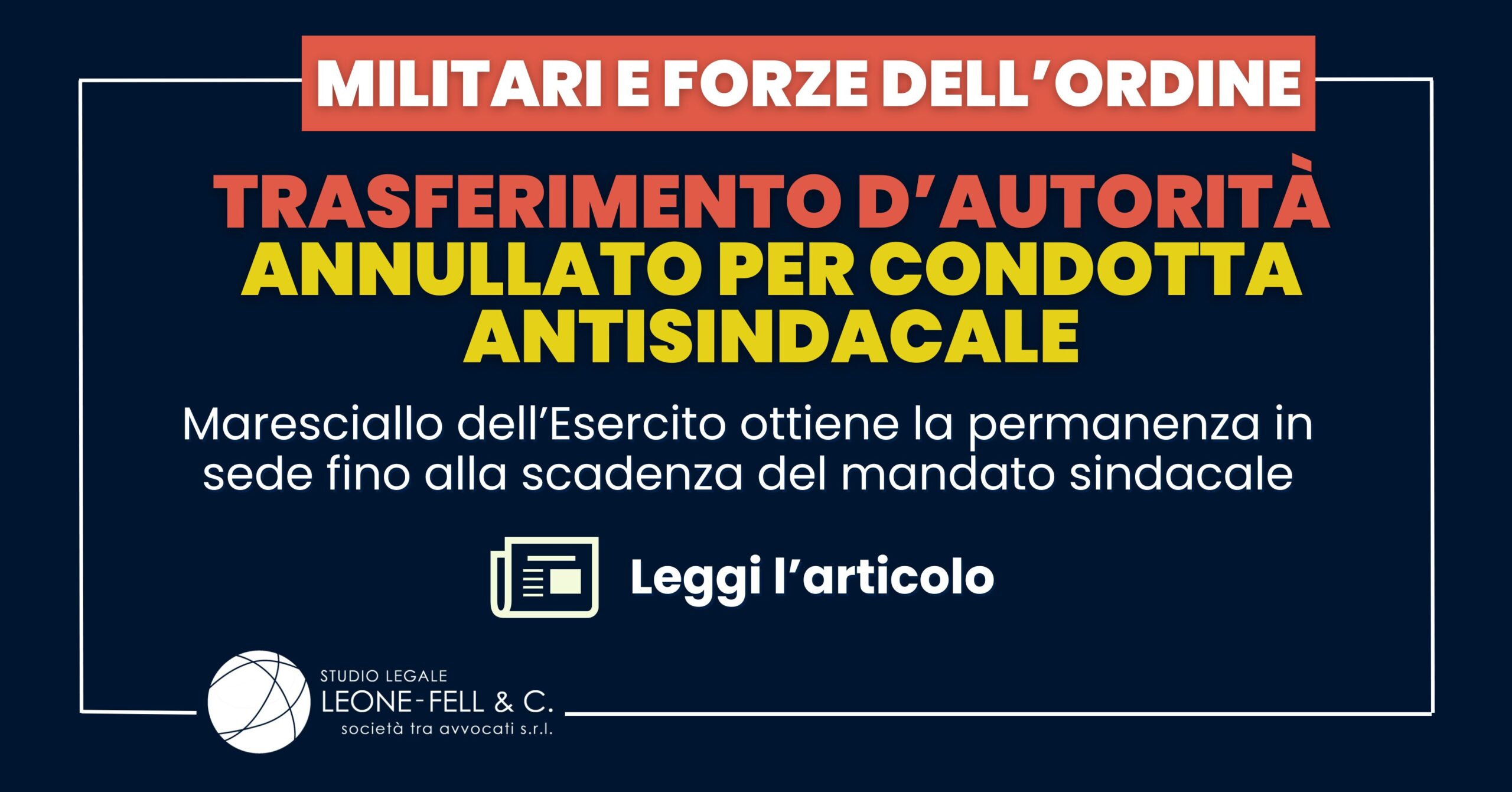 trasferimento d'autorità
