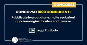 Concorso 1000 conducenti