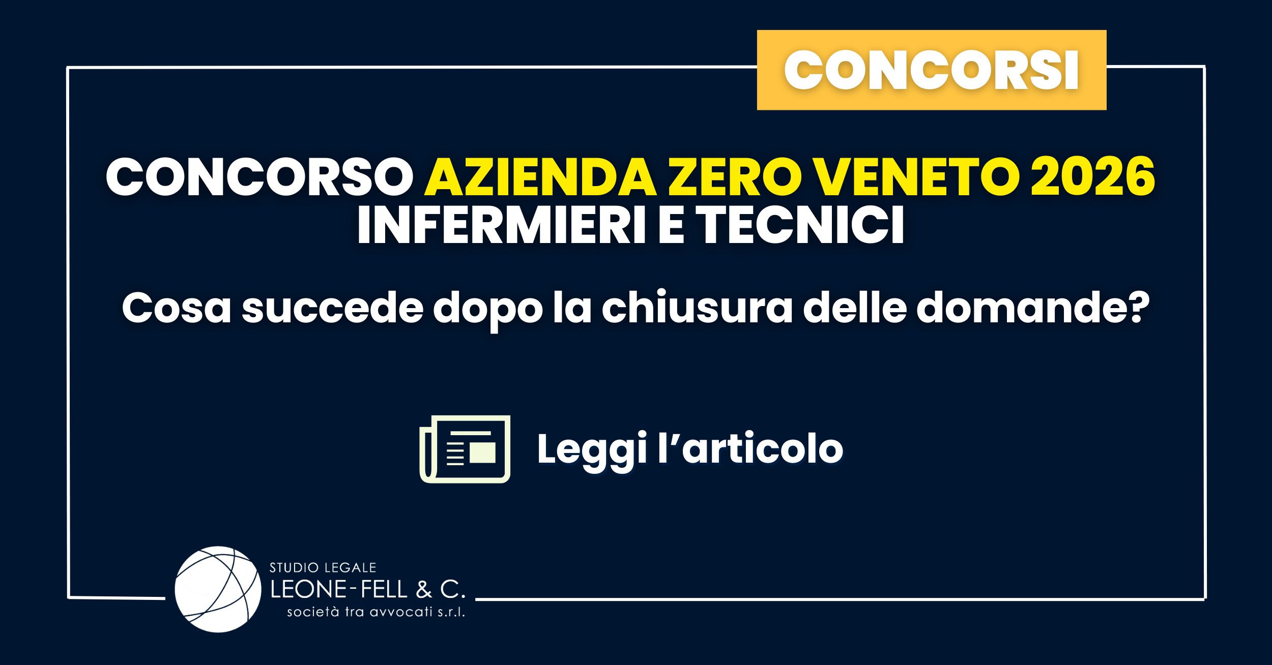 Concorso Azienda Zero Veneto