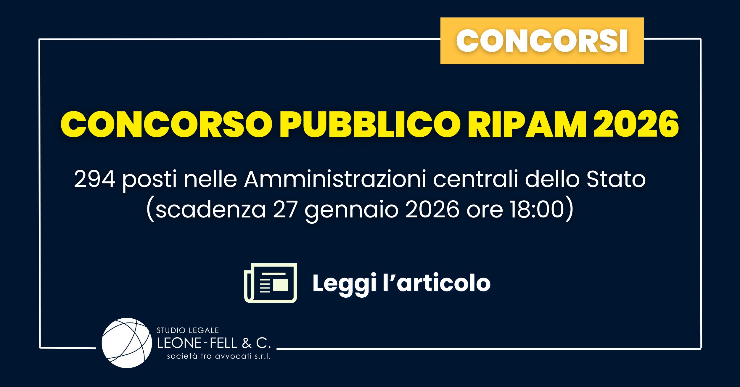 Concorso Ripam 2026