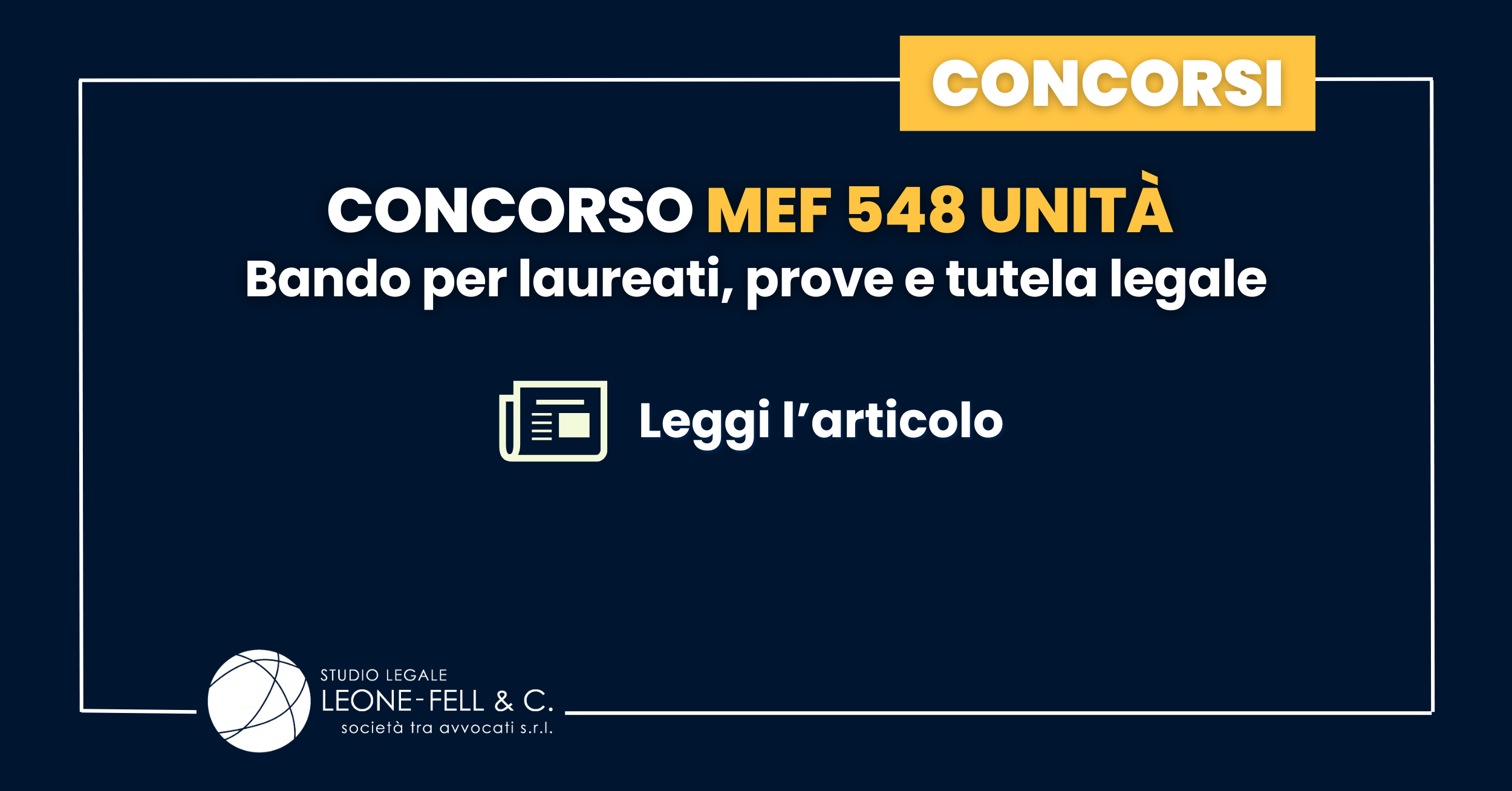 Concorso MEF 548