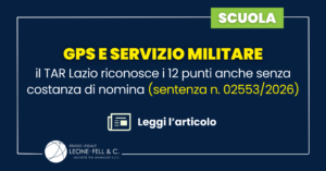 GPS e servizio militare