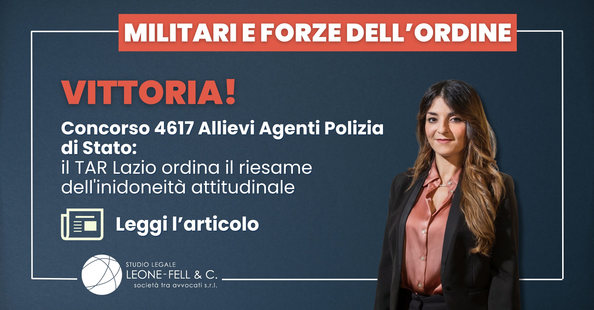 Concorso Allievi Agenti Polizia di Stato: il TAR Lazio ordina il riesame dell’inidoneità attitudinale