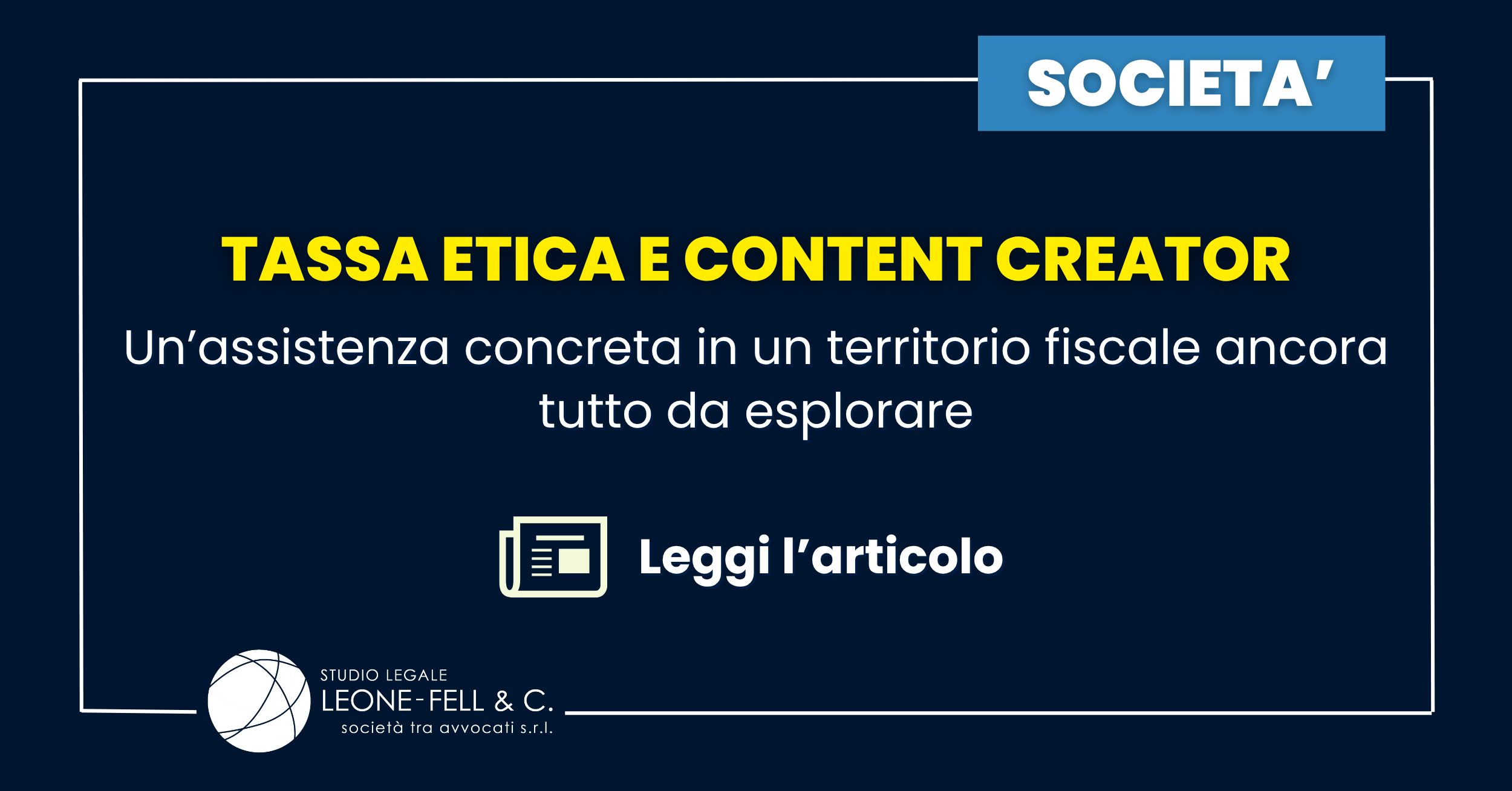 Tassa Etica e Content Creator