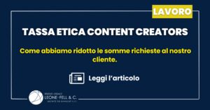 Se sei un creator digitale e hai ricevuto – o temi di ricevere – un avviso di accertamento che include la tassa etica, sappi che non devi necessariamente pagare tutto ciò che ti viene chiesto. L’Agenzia delle Entrate tende, in prima battuta, ad applicare la tassa etica sull’intero importo dei ricavi. Ma questo approccio è spesso sbagliato.