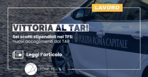 Sei scatti stipendiali nel TFS: nuovi accoglimenti dal TAR