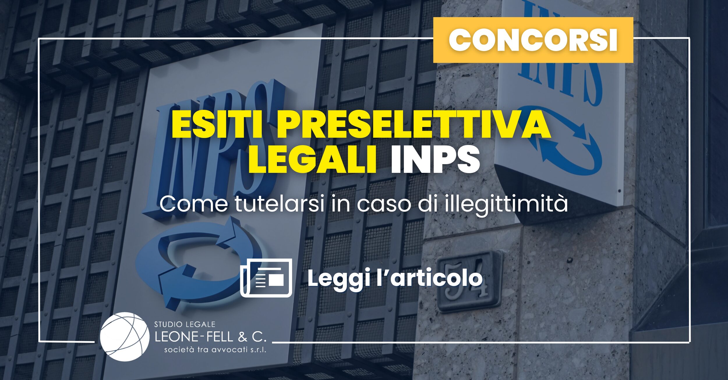 Esiti preselettiva legali INPS: come tutelarsi in caso di illegittimità