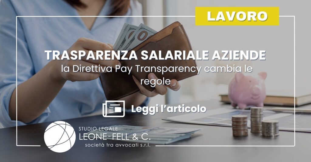 Trasparenza salariale aziende: la Direttiva Pay Transparency cambia le regole