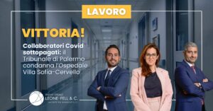 Collaboratori Covid sottopagati: il Tribunale di Palermo condanna l’Ospedale Villa Sofia-Cervello