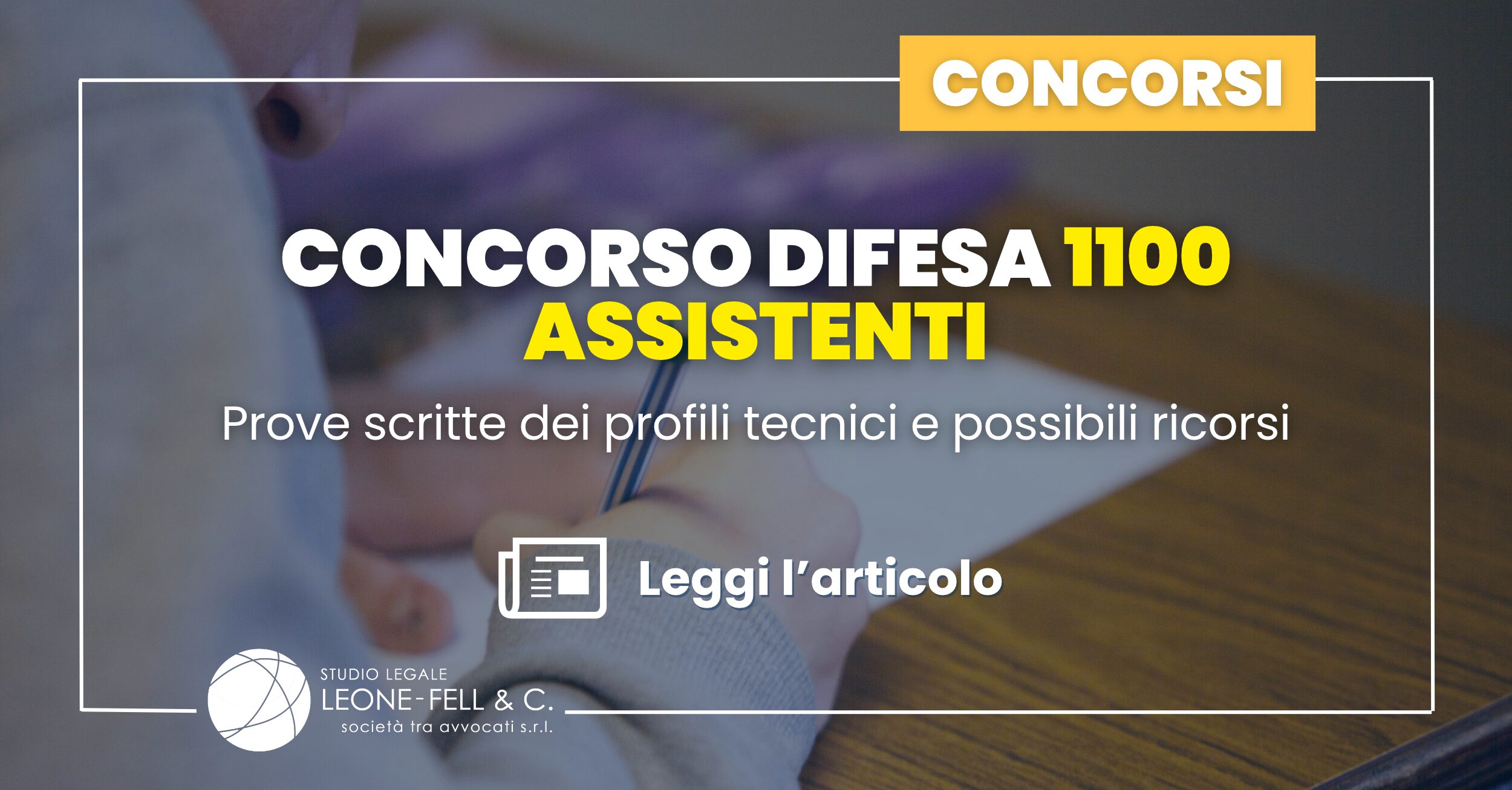 Concorso Difesa 1100 assistenti: prove scritte dei profili tecnici e possibili ricorsi