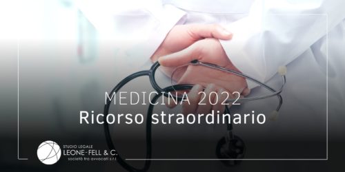 Ricorso Straordinario Medicina 22