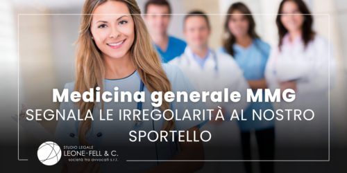 Medicina generale MMG ricorso sportello segnalazioni, medici
